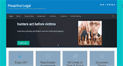 Desktop Screenshot of proactivelegal.net